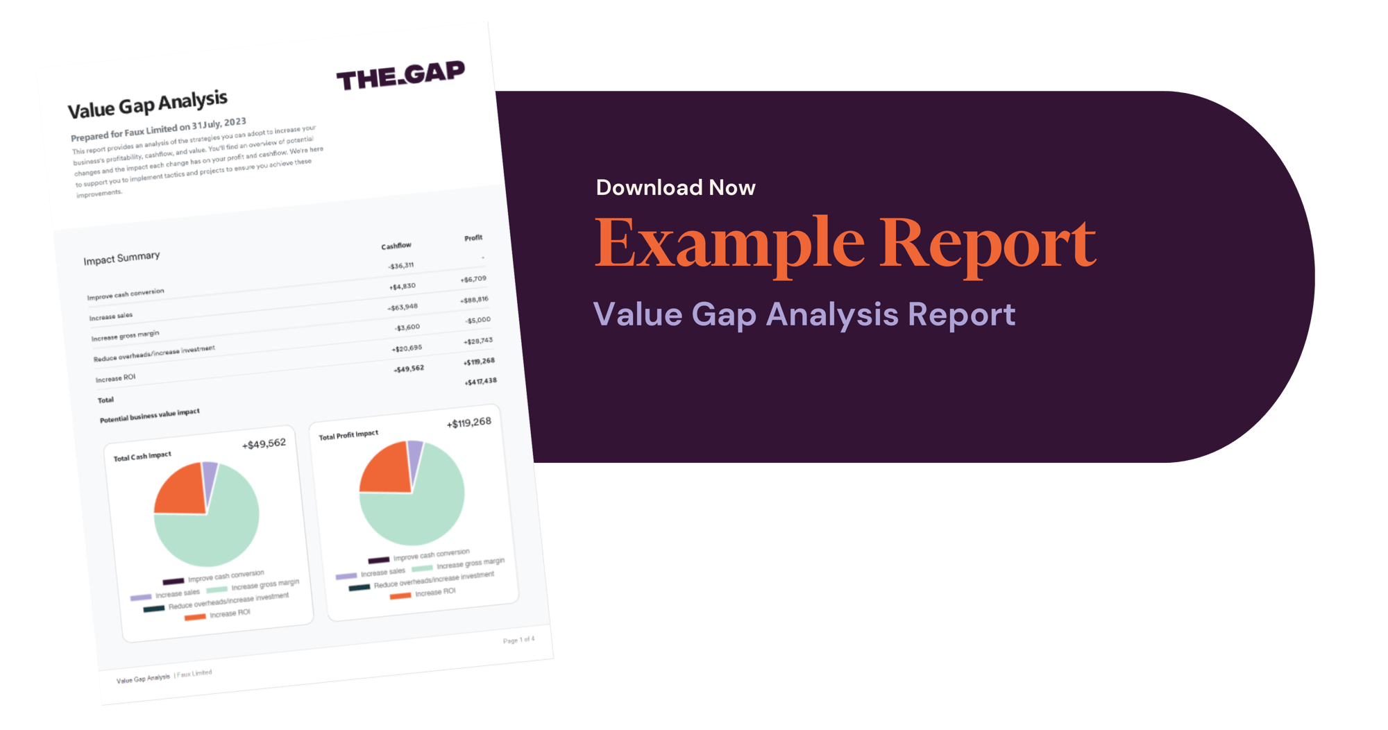 Download Now | Example Report |  Value Gap Analysis Report