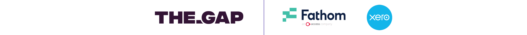 LEAP - Gap, Fathom and Xero Landing page Header