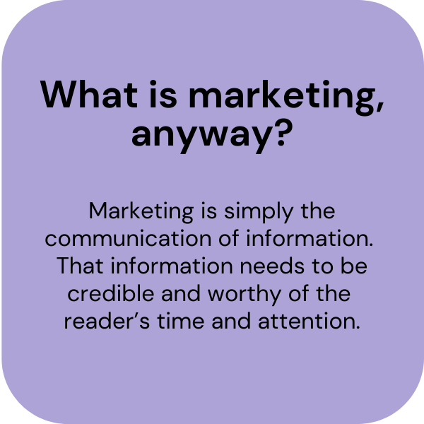 Lilac Square - What is marketing anyway