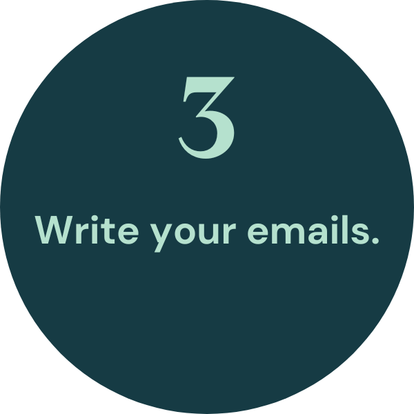Write your emails circle